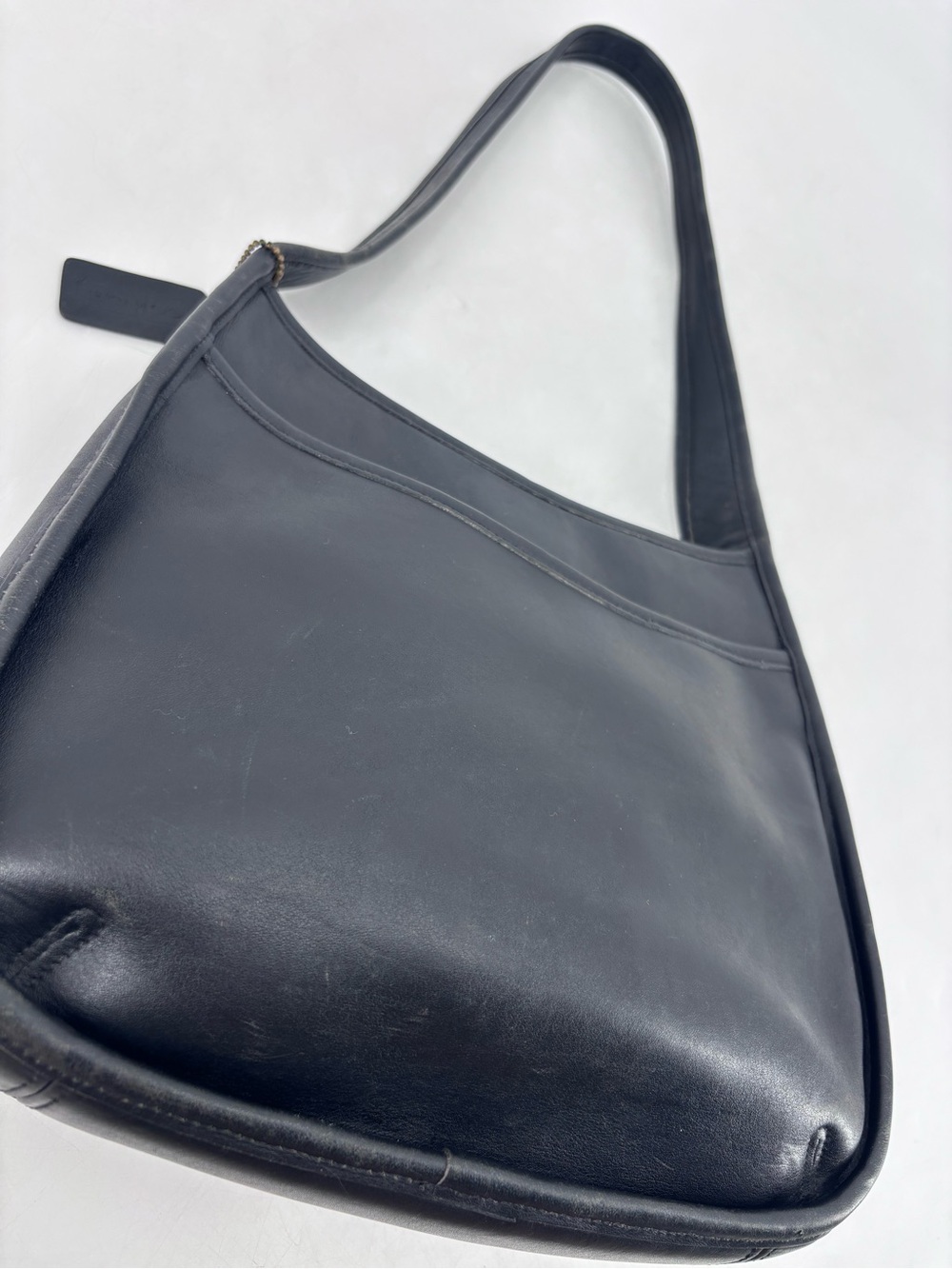 Coach Ergo 9047 Vintage 90s Leather Made In Mexico Compartment Hobo Bucket Bag - Picture 12 of 16